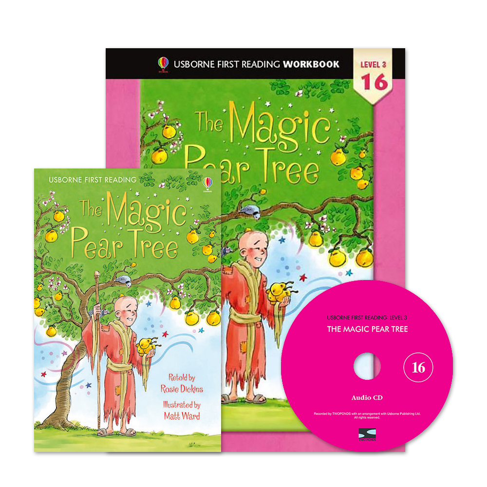 Usborne First Reading Level 3-16 Set / The Magic Pear Tree (Book+CD+Workbook)