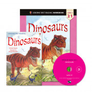 Usborne First Reading Level 3-21 Set / Dinosaurs (Book+CD+Workbook)