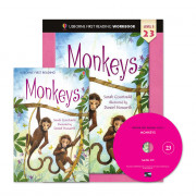 Usborne First Reading Level 3-23 Set / Monkeys (Book+CD+Workbook)