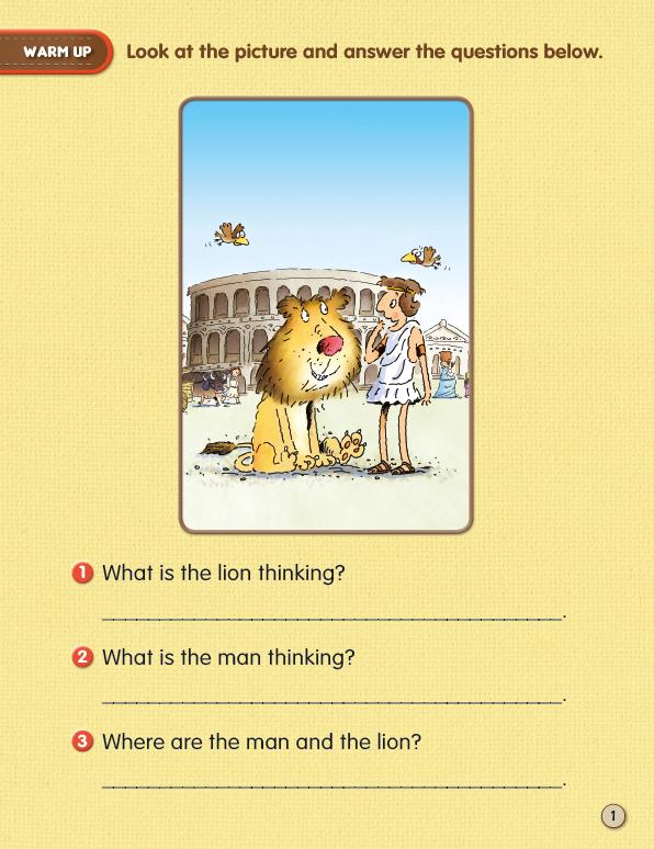 Usborne First Reading Level 4-09 Set / Androcles and the Lion (Book+CD+Workbook)