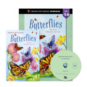 Usborne First Reading Level 4-14 Set / Butterflies (Book+CD+Workbook)