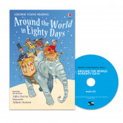 Usborne Young Reading Level 2-05 Set / Around the World In Eighty Days (Book+CD)