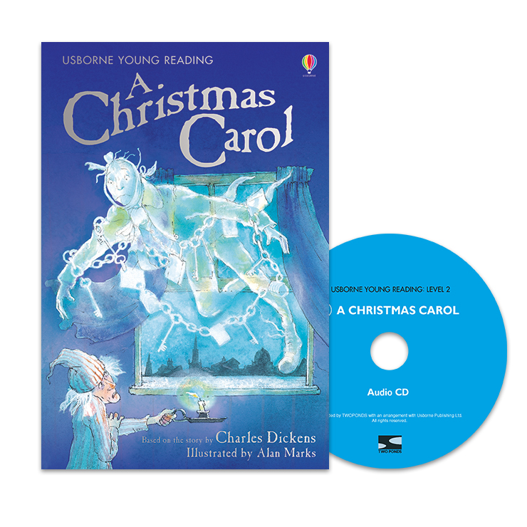 Usborne Young Reading Level 2-07 Set / A Christmas Carol (Book+CD)