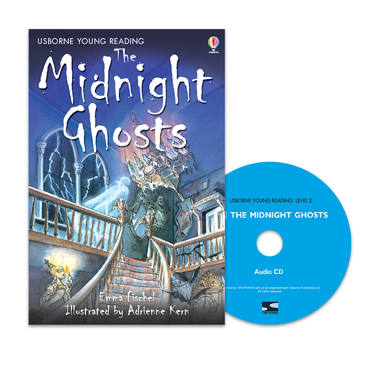 Usborne Young Reading Level 2-14 Set / The Midnight Ghosts (Book+CD)