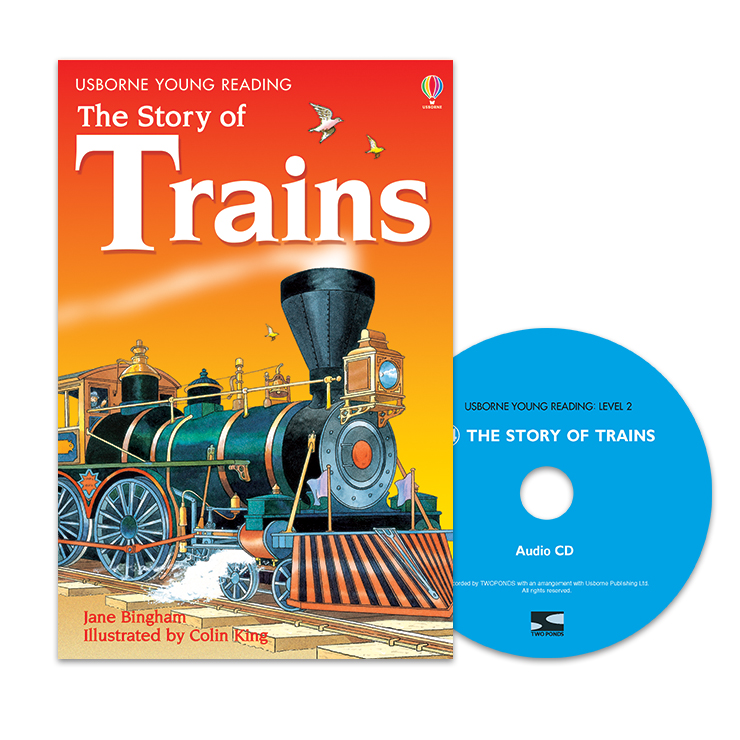 Usborne Young Reading Level 2-24 Set / The Story of Trains (Book+CD)