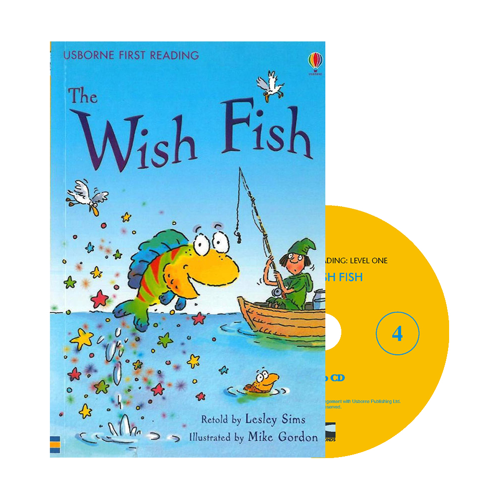 Usborne First Reading Level 1-04 Set / The Wish Fish (Book+CD)