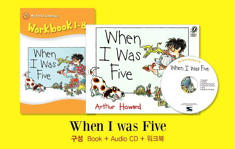 Pictory Workbook Set My First Literacy Level 1-08 / When I Was Five (Book+CD+Workbook)