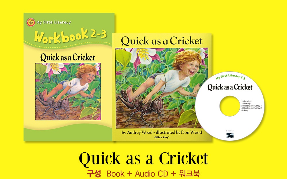 Pictory Workbook Set My First Literacy Level 2-03 / Quick as a Cricket (Book+CD+Workbook)