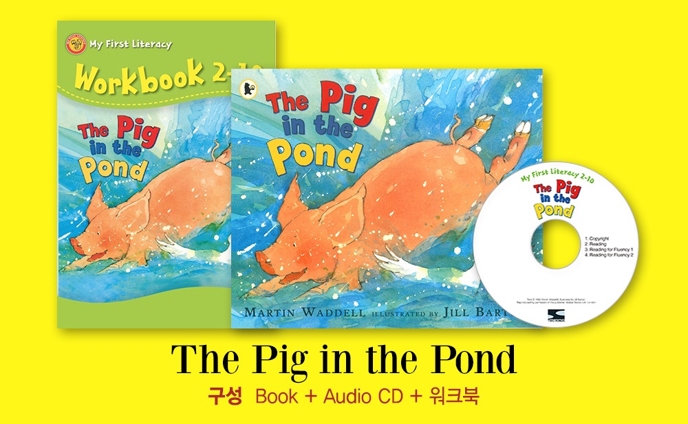 Pictory Workbook Set My First Literacy Level 2-10 / The Pig in the Pond (Book+CD+Workbook)