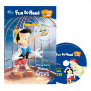 Disney Fun to Read 2-04 Set / Pinocchio's Nose Grows (피노키오)
