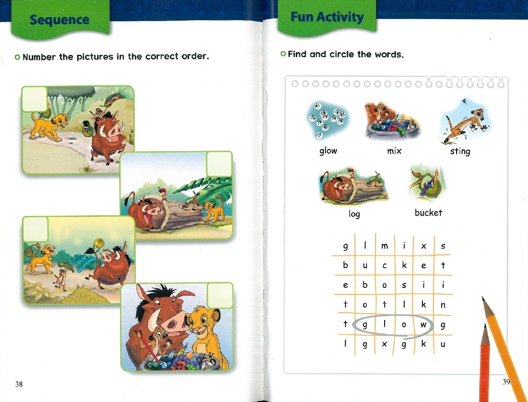 Disney Fun to Read 1-02 Set / Bug Stew! (라이온 킹)