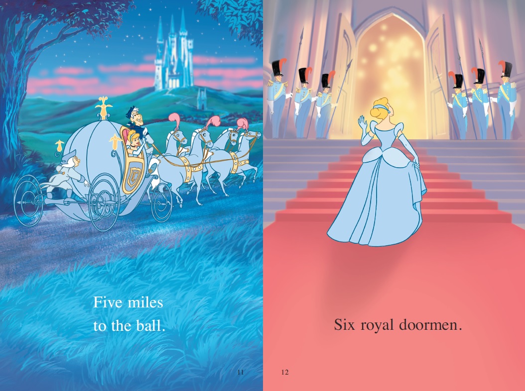 Disney Fun to Read ! K-04 / Cinderella's Countdown to the Ball (신데렐라)