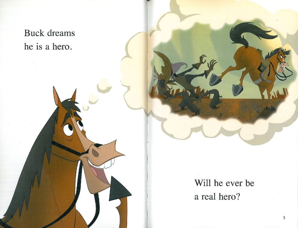 Disney Fun to Read 2-01 / A Hero of a Horse (카우 삼총사)