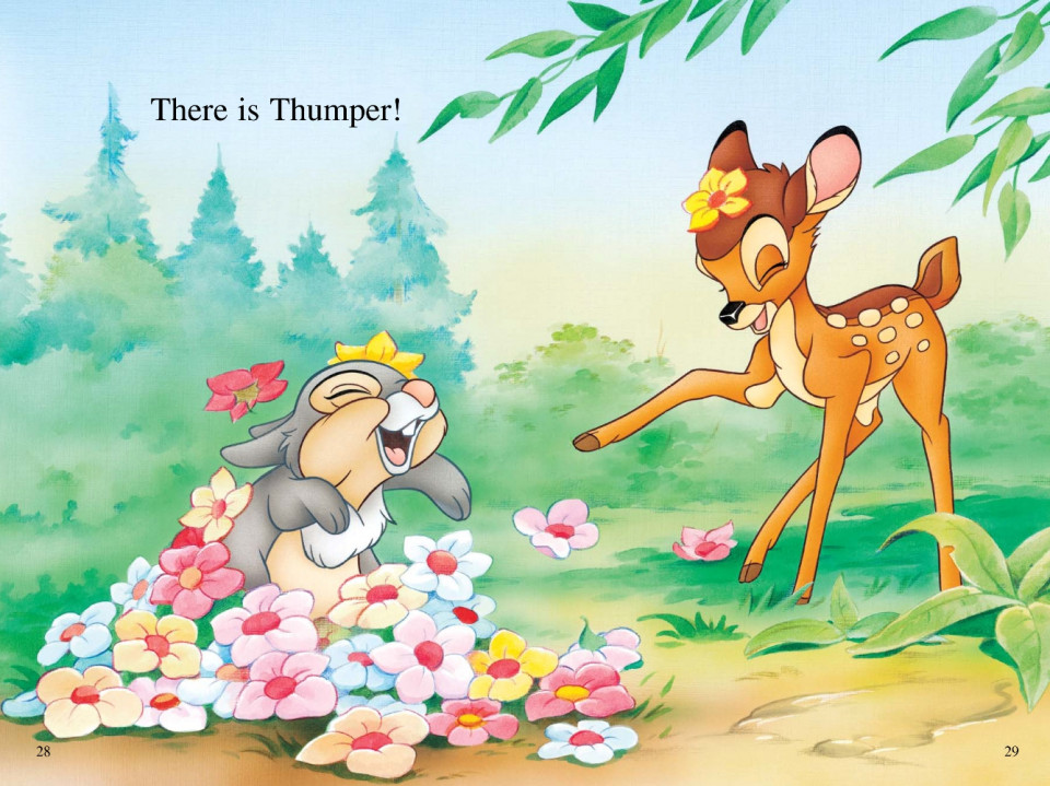 Disney Fun to Read ! K-02 / Bambi's Hide and Seek (밤비)