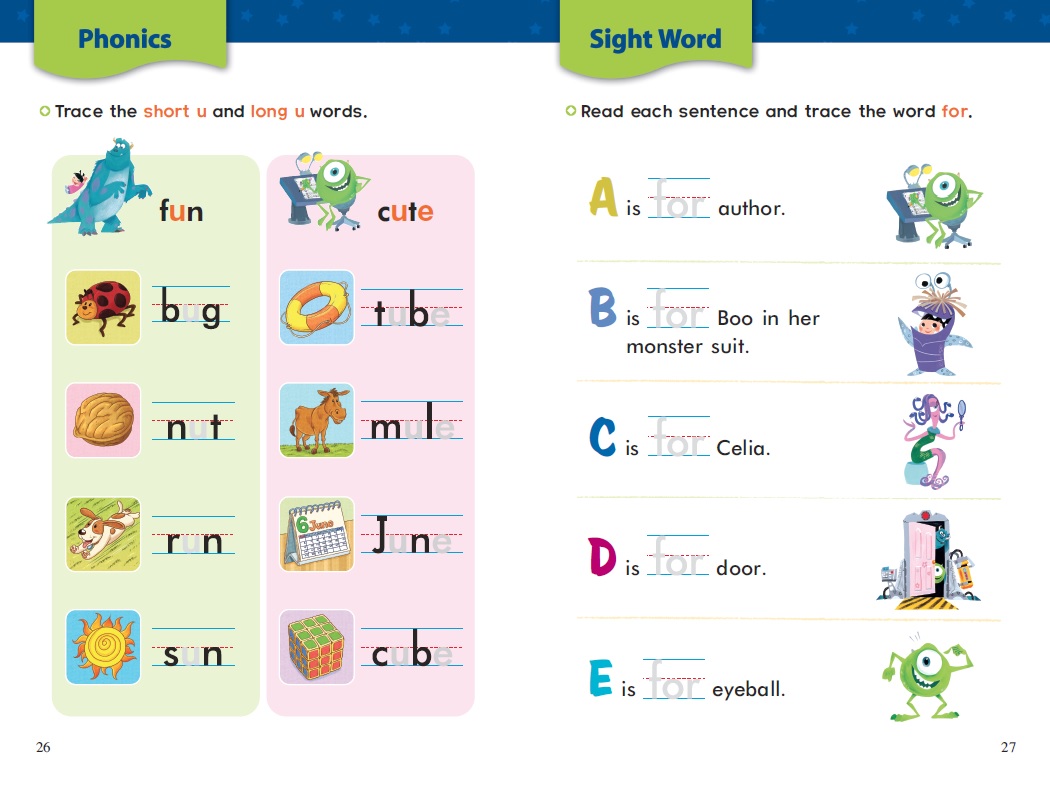 Disney Fun to Read 1-18 Set / M Is for Monster (몬스터 주식회사) 