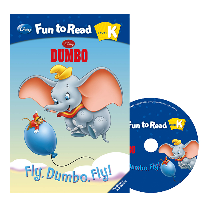 Disney Fun to Read ! K-01 Set / Fly, Dumbo, Fly! (덤보)