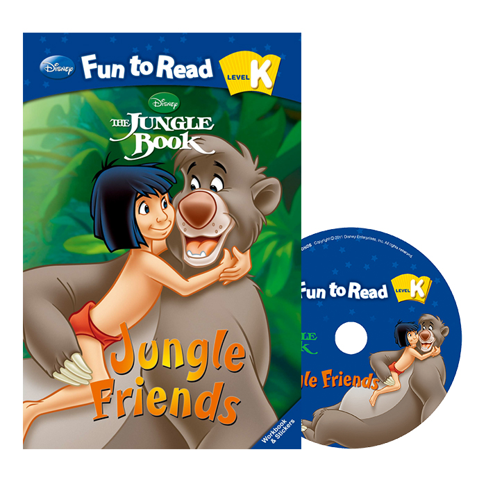 Disney Fun to Read ! K-03 Set / Jungle Friends (정글북)