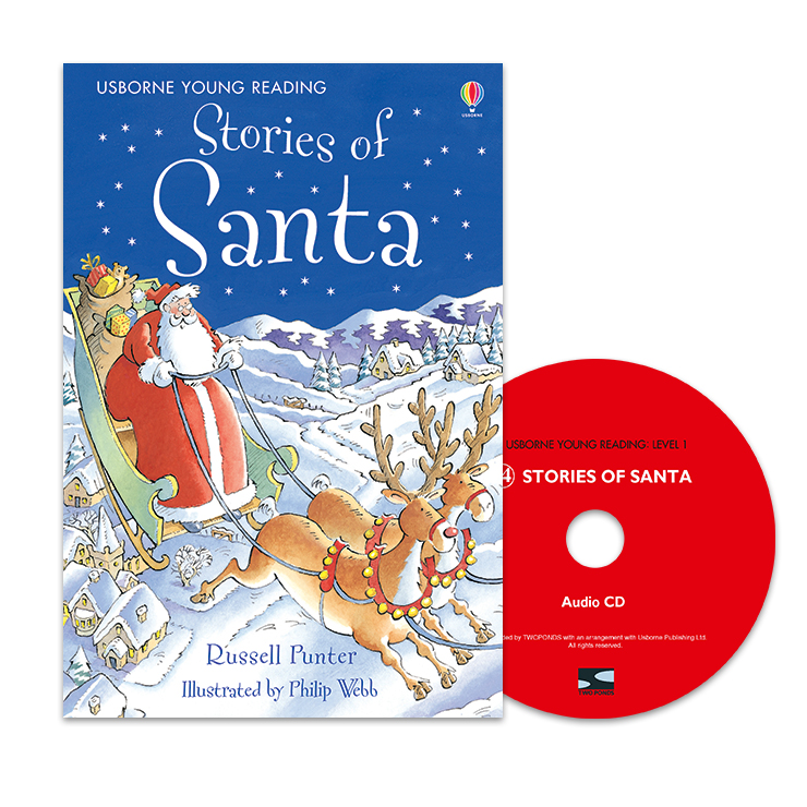 Usborne Young Reading Level 1-44 Set / Stories of Santa (Book+CD)