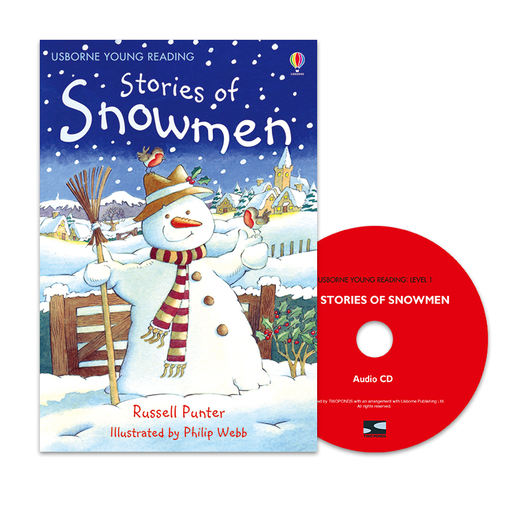 Usborne Young Reading Level 1-45 Set / Stories of Snowmen (Book+CD)