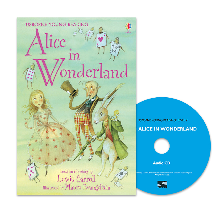 Usborne Young Reading Level 2-26 / Alice in Wonderland (Book+CD)