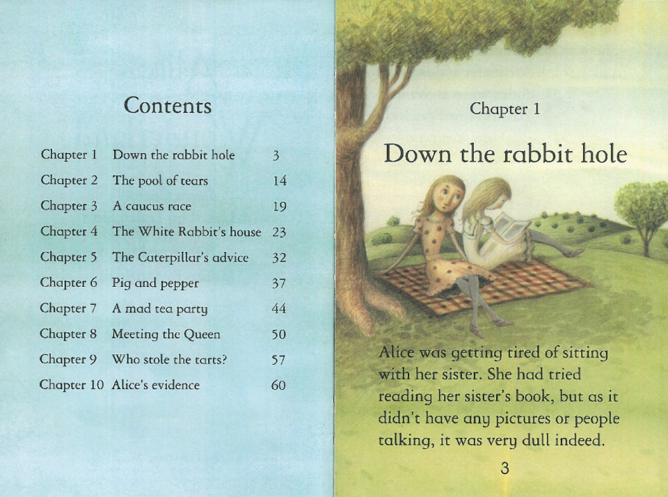 Usborne Young Reading Level 2-26 / Alice in Wonderland (Book+CD)