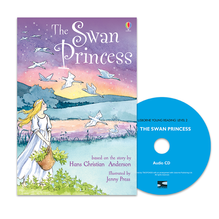 Usborne Young Reading Level 2-45 Set / Swan Princess (Book+CD)