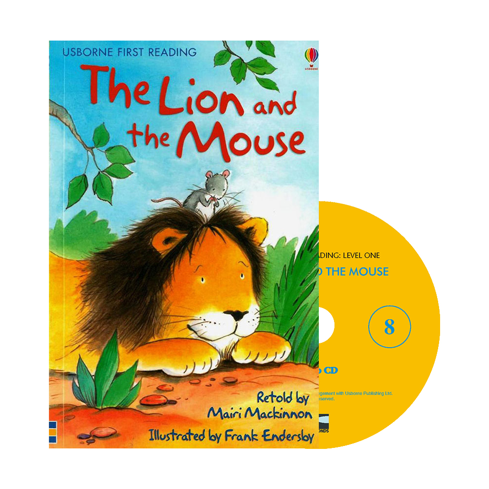 Usborne First Reading Level 1-08 Set / Lion and the Mouse (Book+CD)