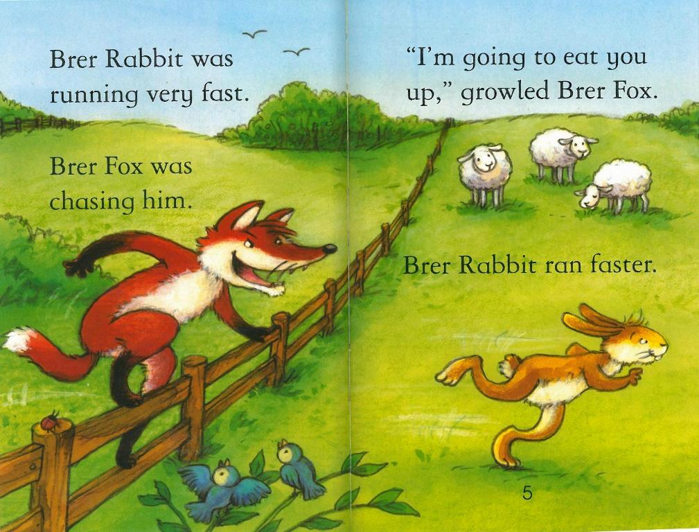 Usborne First Reading Level 2-07 Set / Brer Rabbit Down the Well (Book+CD)