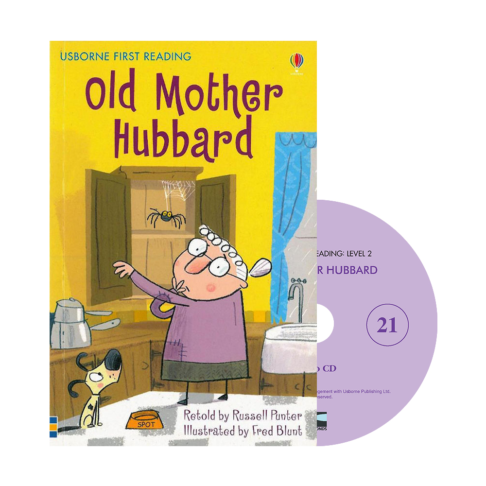 Usborne First Reading Level 2-21 Set / Old Mother Hubbard (Book+CD)