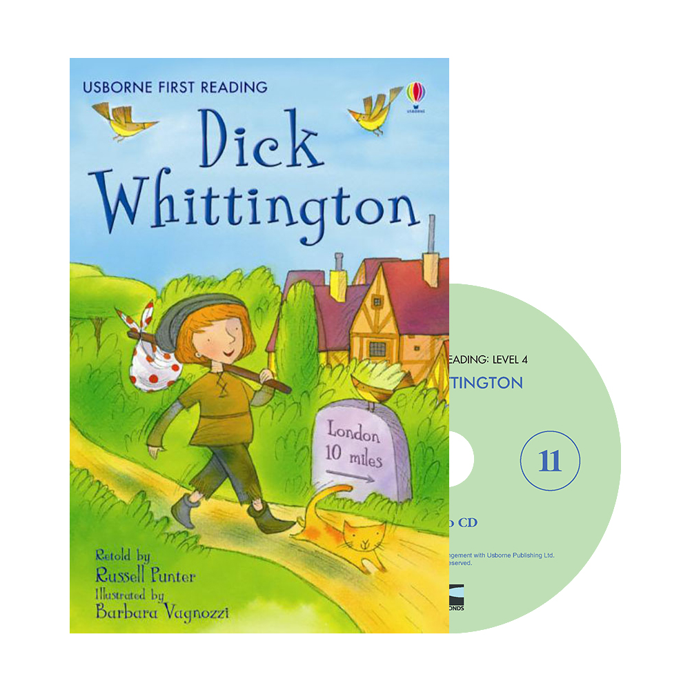 Usborne First Reading Level 4-11 Set / Dick Whittington (Book+CD)