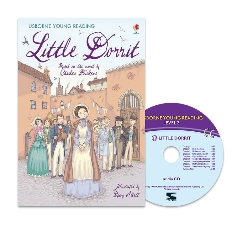 Usborne Young Reading Level 3-19 Set / Little Dorrit (Book+CD)