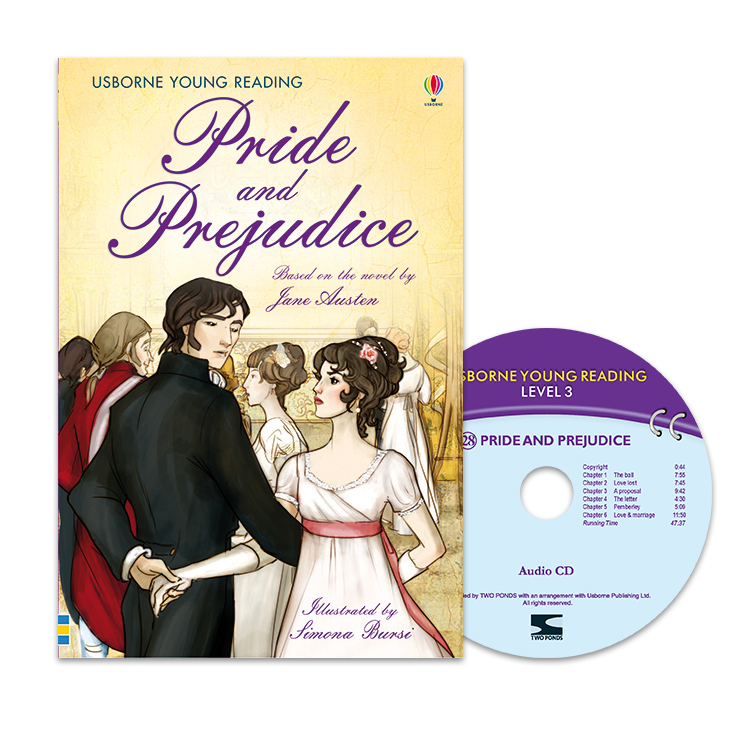 Usborne Young Reading Level 3-28 Set / Pride and Prejudice (Book+CD)