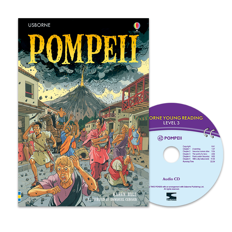 Usborne Young Reading Level 3-42 Set / Pompeii (Book+CD)