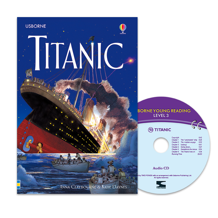 Usborne Young Reading Level 3-50 Set / Titanic (Book+CD)