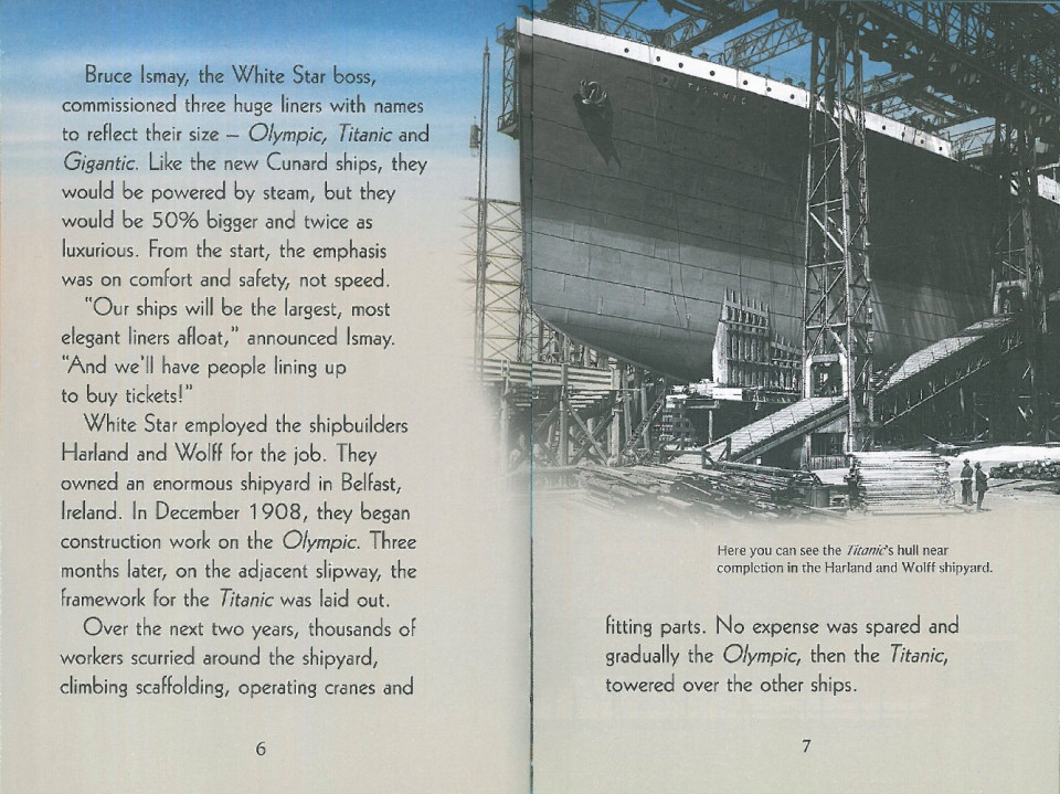 Usborne Young Reading 3-50 : Titanic (Paperback Set)