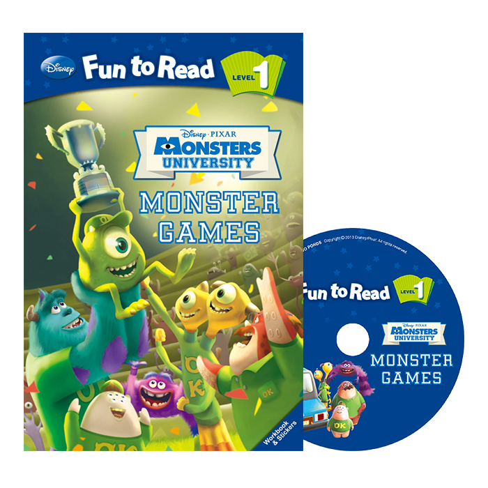 Disney Fun to Read 1-24 Set / Monster Games (몬스터 대학교)