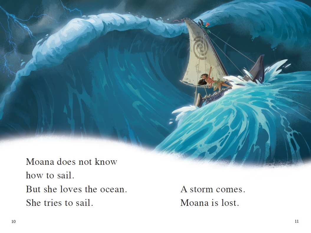 Disney Fun to Read 2-33 Set / Moana Finds the Way (모아나)