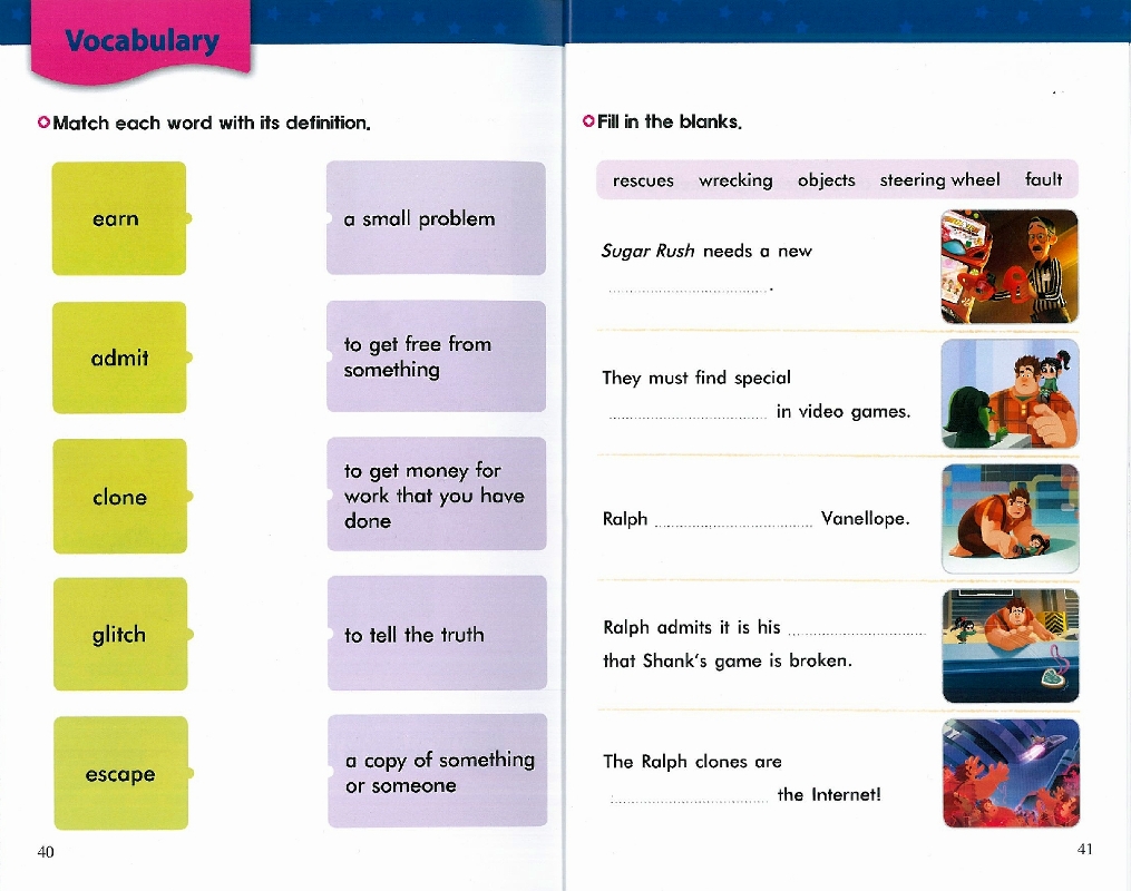 Disney Fun to Read 3-25 Set / Game Time! (주먹왕랄프)