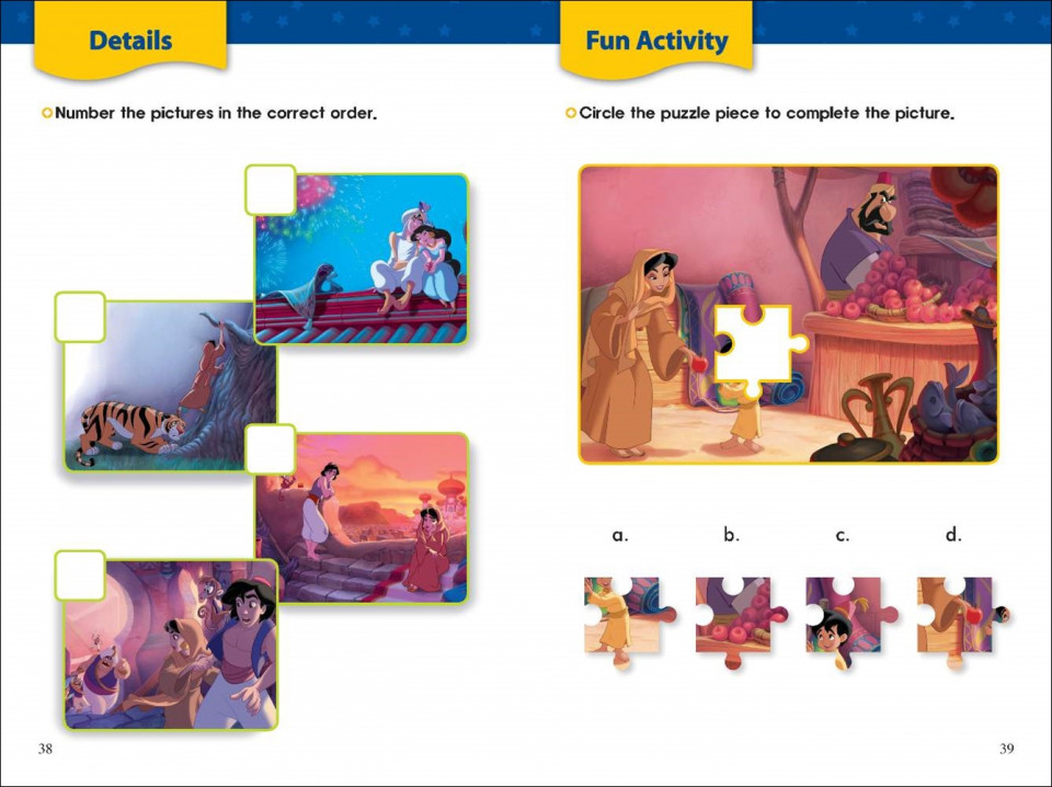 Disney Fun to Read ! K-15 Set / The Story of Jasmine (알라딘)