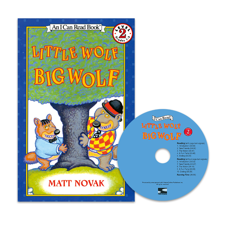 I Can Read Level 2-44 Set / Little Wolf, Big Wolf (Book+CD)