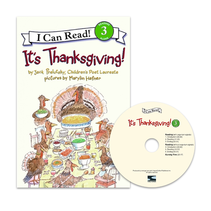 I Can Read Level 3-17 Set / It's Thanksgiving! (Book+CD)