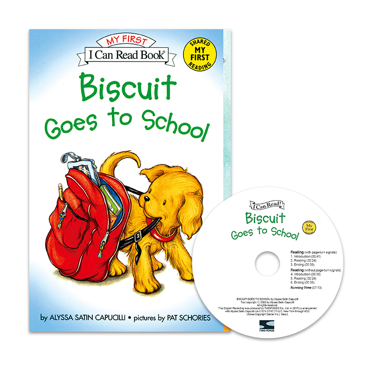 I Can Read ! My First -04 Set / Biscuit Goes to School (Book+CD)