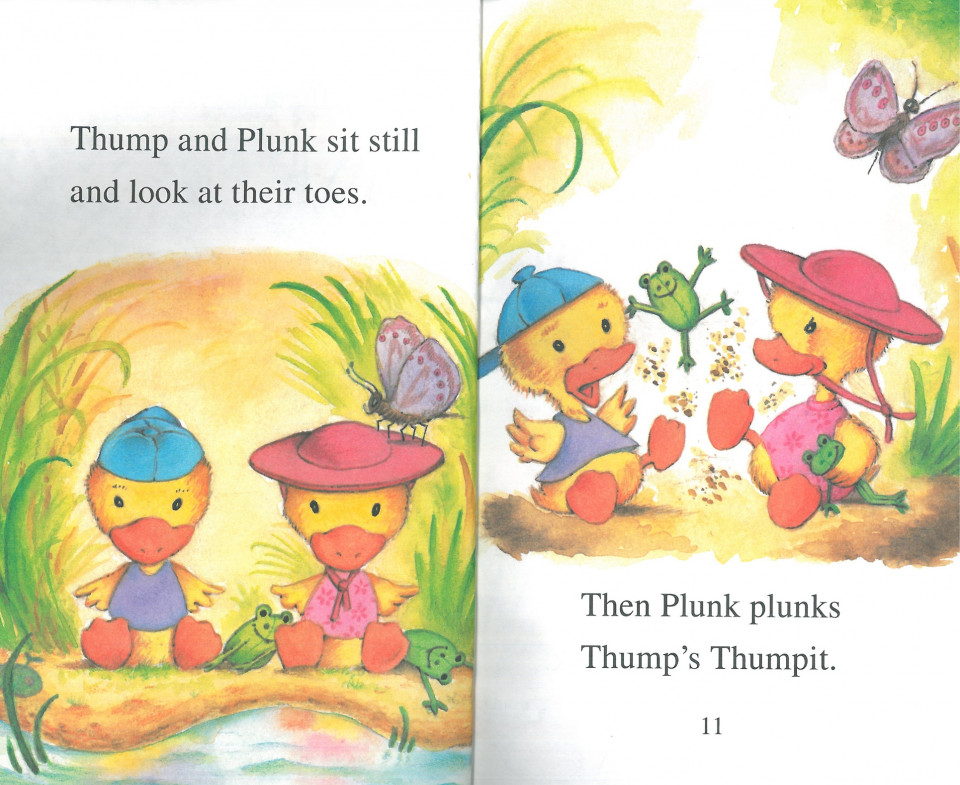 I Can Read ! My First -16 Set / Thump and Plunk (Book+CD)