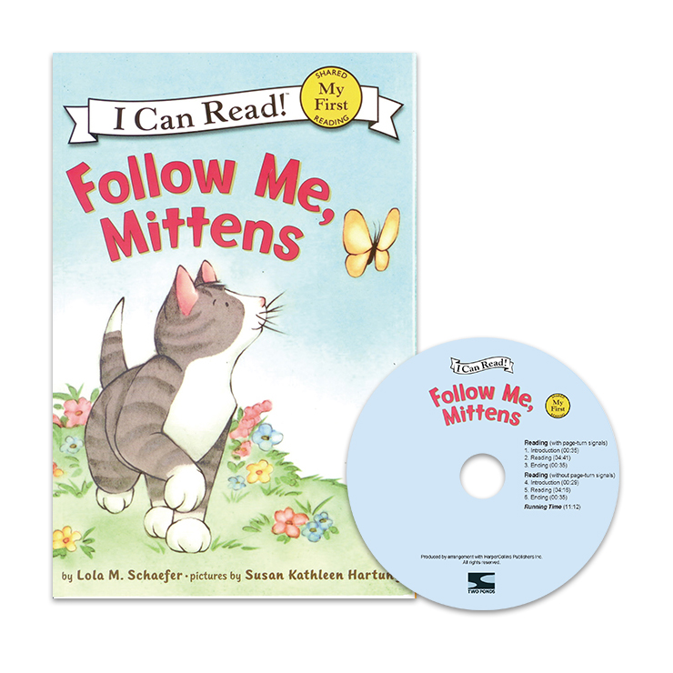 I Can Read ! My First -19 Set / Follow Me, Mittens (Book+CD)