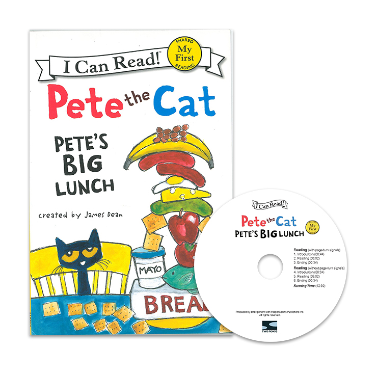 I Can Read ! My First -29 Set / Pete the Cat: Pete’s Big Lunch (Book+CD)