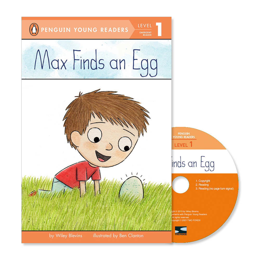 Penguin Young Readers 1-12 / Max Finds an Egg (Book+CD+QR)