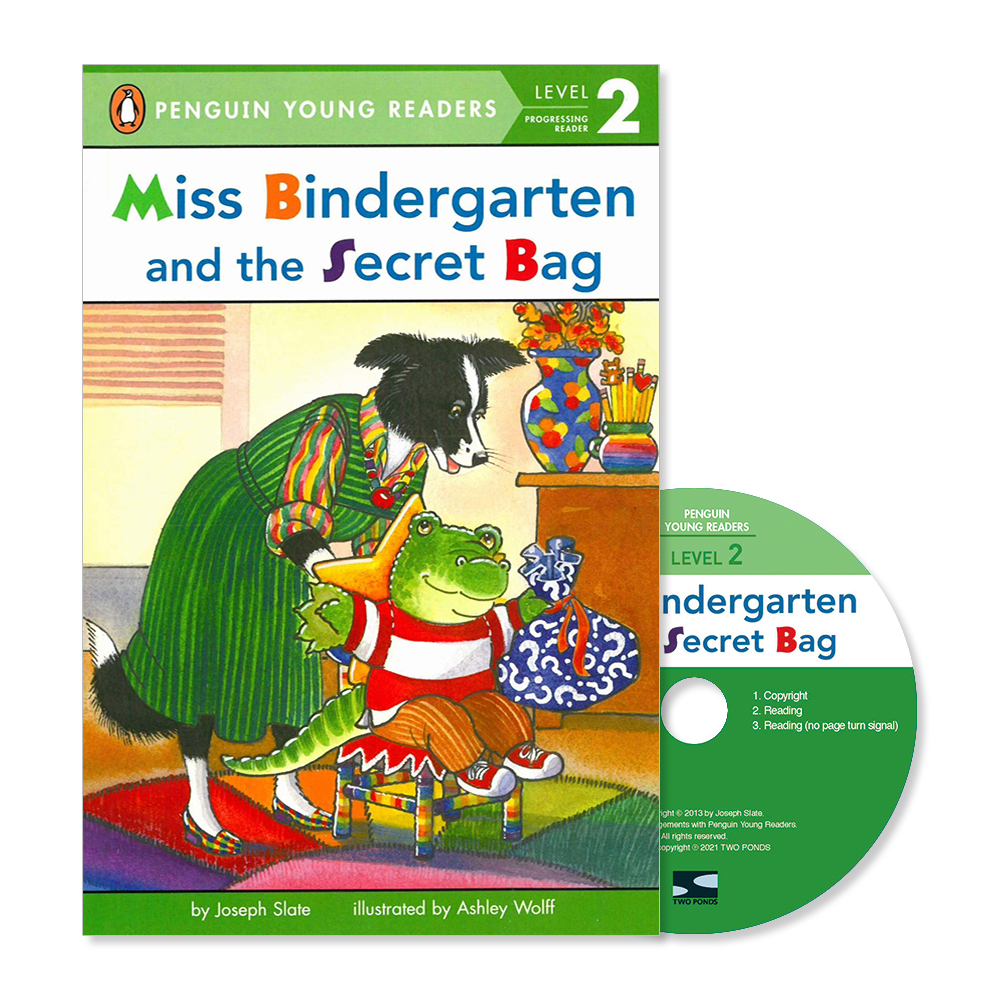 Penguin Young Readers 2-25 / Miss Bindergarten and the Secret (Book+CD+QR)