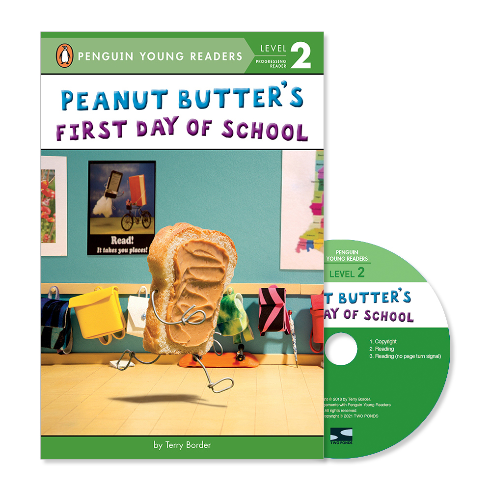 Penguin Young Readers 2-27 / Peanut Butter's First Day of School (Book+CD+QR)