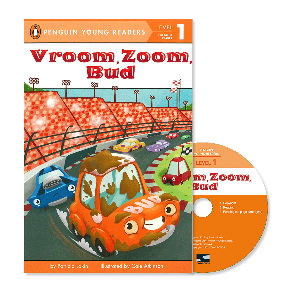 Penguin Young Readers 1-15 / Vroom, Zoom, Bud (Book+CD+QR)