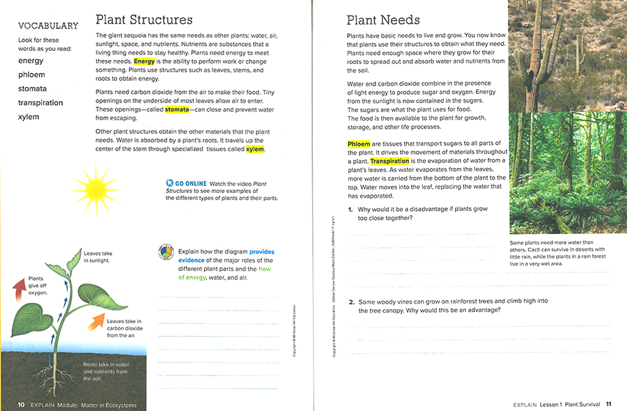 Inspire Science G5 SB Unit 2